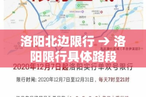 洛阳北边限行 → 洛阳限行具体路段