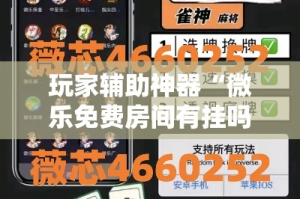 玩家辅助神器“微乐免费房间有挂吗”科技辅助神器手机版
