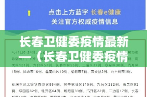 长春卫健委疫情最新—（长春卫健委疫情最新通告）