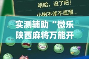 实测辅助“微乐陕西麻将万能开挂器免费”(透视)其实确实有挂