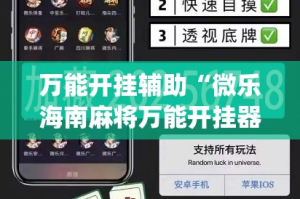 万能开挂辅助“微乐海南麻将万能开挂器免费”(透视)其实确实有挂