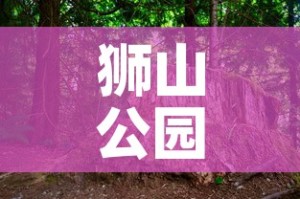 狮山公园疫情最新公布 → 狮山公园全景图