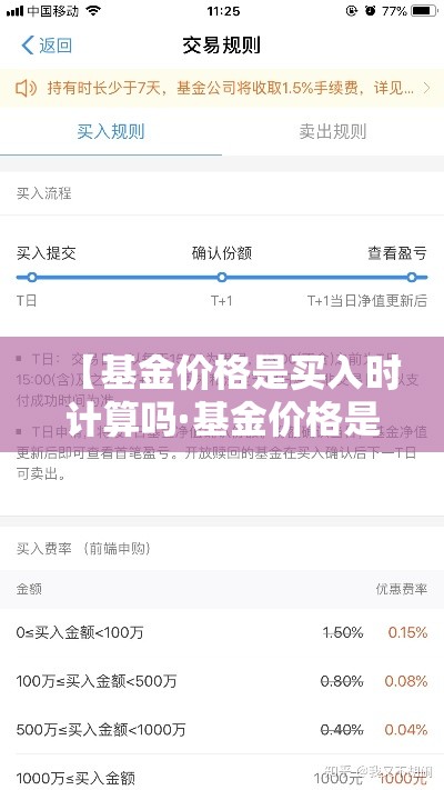 【基金价格是买入时计算吗·基金价格是买入时计算吗为什么】 【基金价格是买入时计算吗·基金价格是买入时计算吗为什么】