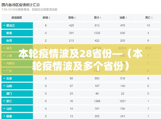 本轮疫情波及28省份—(本轮疫情波及多个省份) 本轮疫情波及28省份—(本轮疫情波及多个省份)