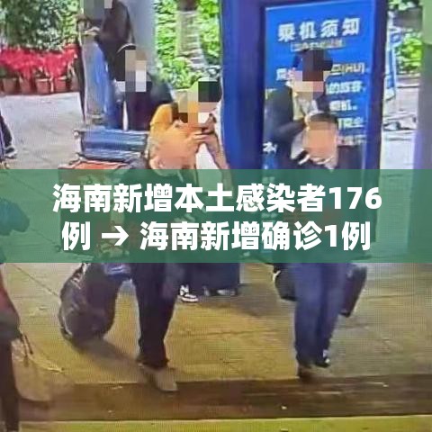 海南新增本土感染者176例 → 海南新增确诊1例 海南新增本土感染者176例 → 海南新增确诊1例