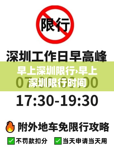 早上深圳限行›早上深圳限行时间