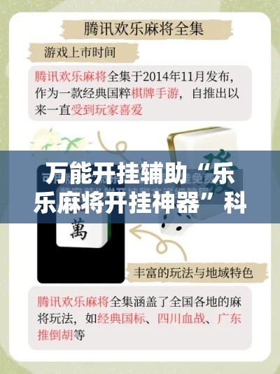 万能开挂辅助“乐乐麻将开挂神器”科技辅助神器手机版