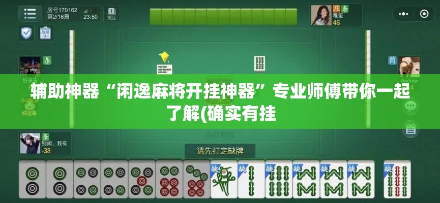 辅助神器“闲逸麻将开挂神器”专业师傅带你一起了解(确实有挂