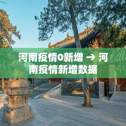 河南疫情0新增 → 河南疫情新增数据