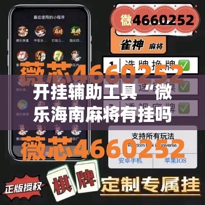 开挂辅助工具“微乐海南麻将有挂吗”(作弊)辅助透视教程