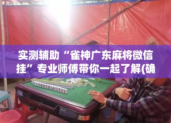 实测辅助“雀神广东麻将微信挂”专业师傅带你一起了解(确实有挂