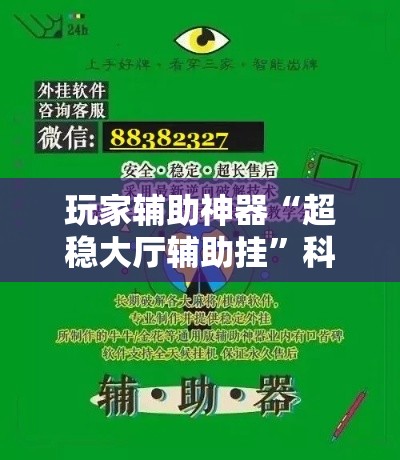玩家辅助神器“超稳大厅辅助挂	”科技辅助神器手机版