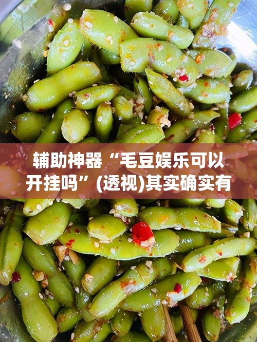 辅助神器“毛豆娱乐可以开挂吗”(透视)其实确实有挂