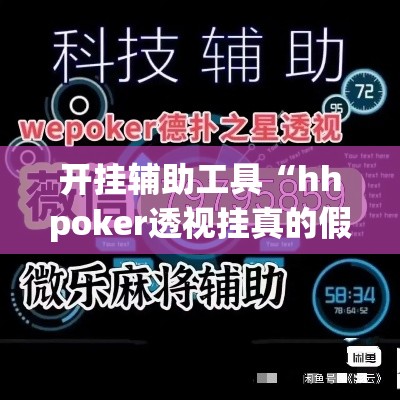 开挂辅助工具“hhpoker透视挂真的假的”专业师傅带你一起了解(确实有挂