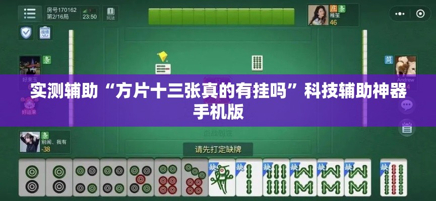 实测辅助“方片十三张真的有挂吗”科技辅助神器手机版