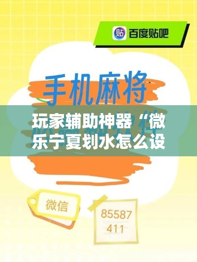 玩家辅助神器“微乐宁夏划水怎么设置才能赢	”分享用挂教程