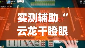 实测辅助“云龙干瞪眼雀牌怎么开挂方法”专业师傅带你一起了解(确实有挂