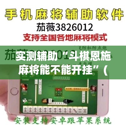 实测辅助“斗棋恩施麻将能不能开挂”(透视)其实确实有挂