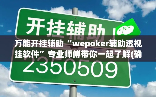 万能开挂辅助“wepoker辅助透视挂软件”专业师傅带你一起了解(确实有挂